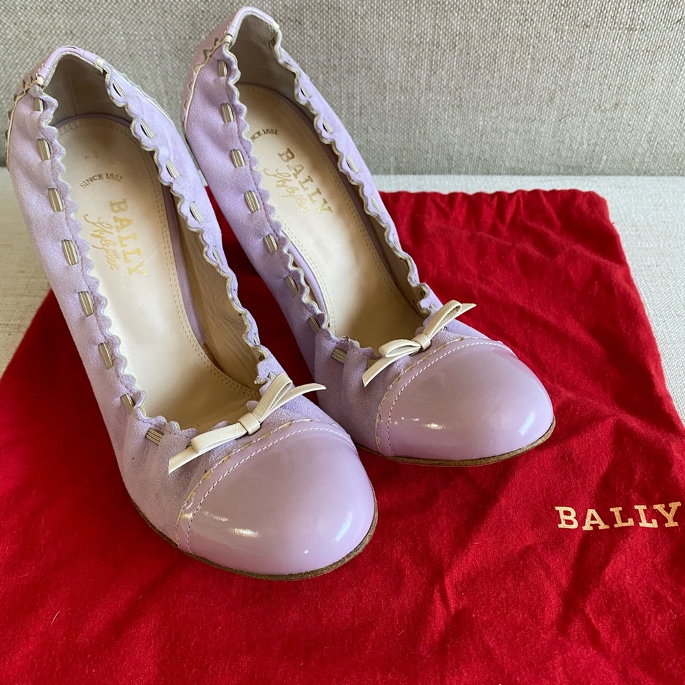 Bally lavender Styleflex pumps